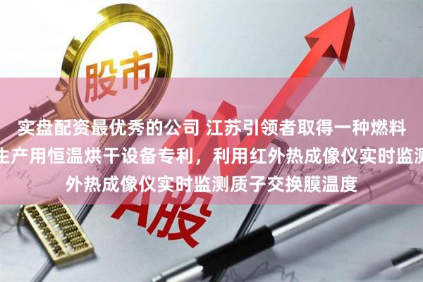实盘配资最优秀的公司 江苏引领者取得一种燃料电池质子交换膜生产用恒温烘干设备专利，利用红外热成像仪实时监测质子交换膜温度